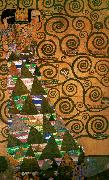 kartong for frisen i stoclet- palatset Gustav Klimt